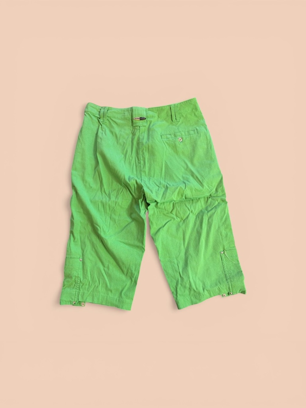 Jamie Sadock Green Golf Cargo Shorts Women’s Size 2 Stretch Bermuda Pockets - Picture 3 of 7
